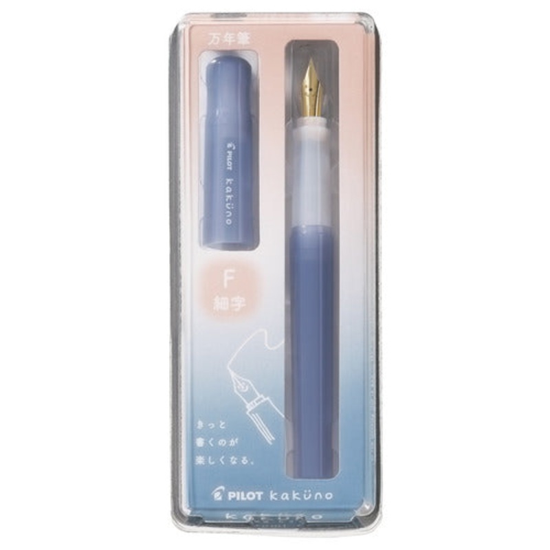 Pilot Kakuno Fountain Pen – Madoromi Color Series – Drowsy Blue