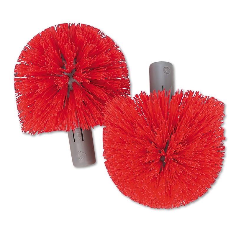 Replacement Heads For Ergo Toilet-Bowl-Brush System, 2/pack, 5 Packs/carton