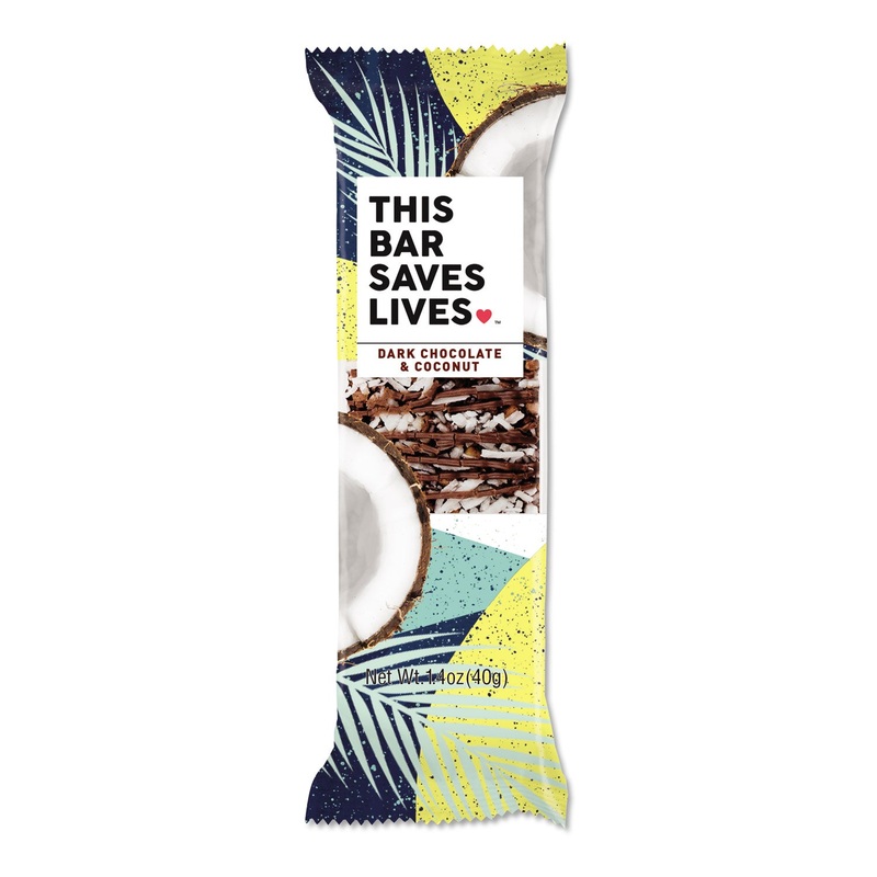 SNACKBARS, DARK CHOCOLATE & COCONUT, 1.4 OZ, 12/BOX