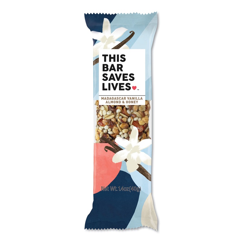 SNACKBARS, MADAGASCAR VANILLA & ALMOND & HONEY, 1.4 OZ, 12/BOX
