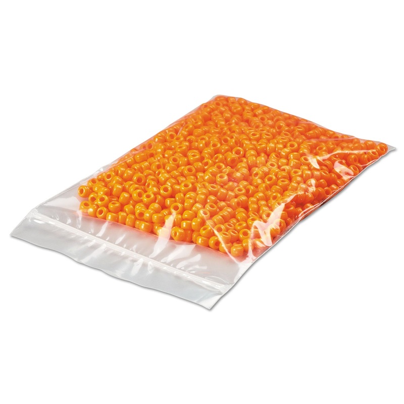 ZIP RECLOSABLE POLY BAGS, 2 MIL, 2″ X 3″, CLEAR, 1,000/CARTON