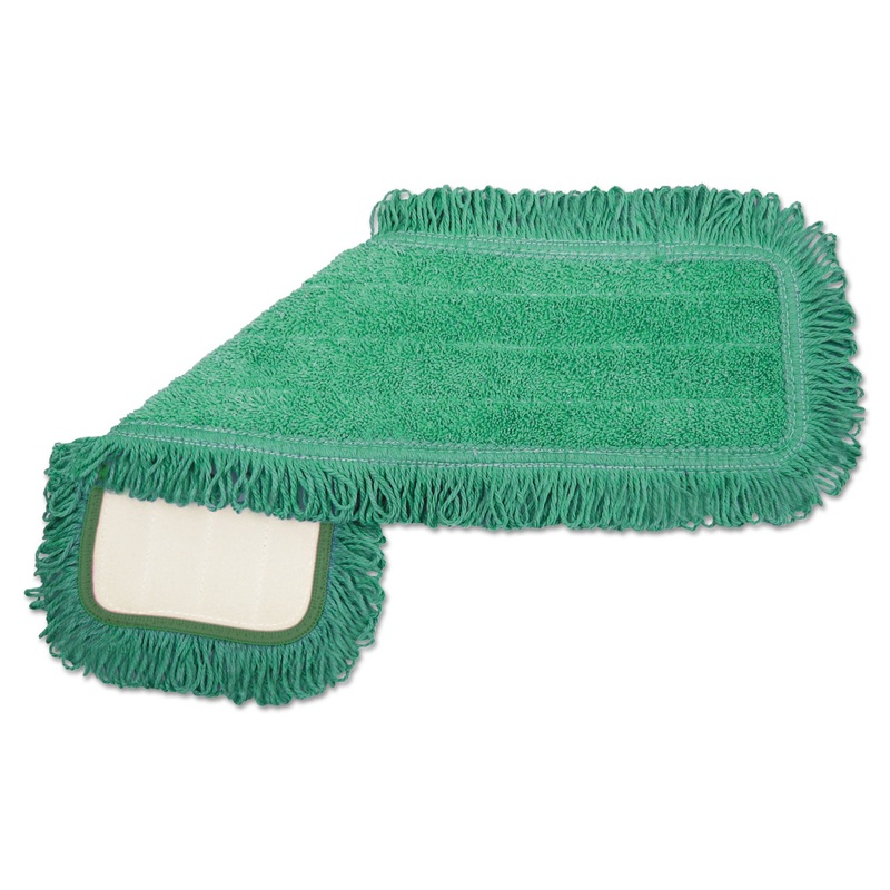 Microfiber Dust Mop Head, 24 X 5, Green, 12/carton