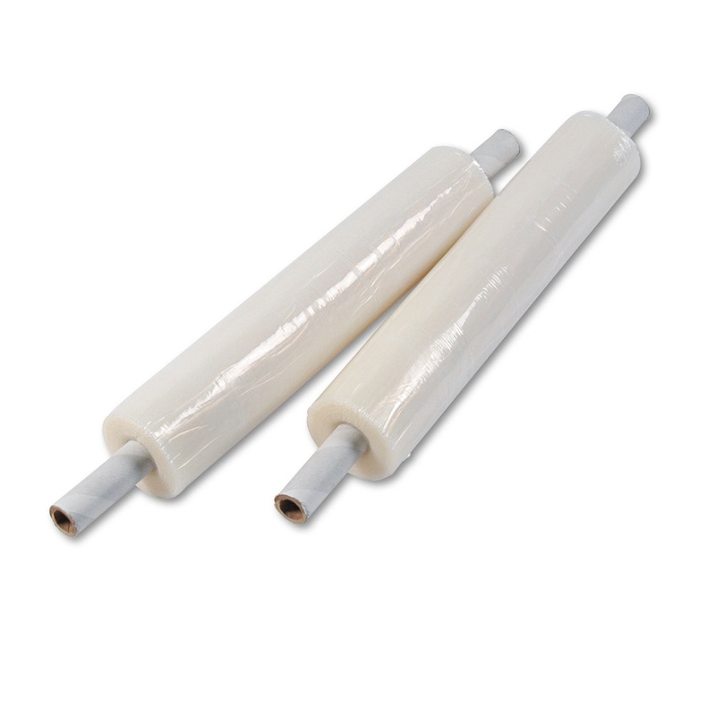 Stretch Film With Preattached Handles, 20″ X 1000ft, 20mic (80-Gauge), 4/carton