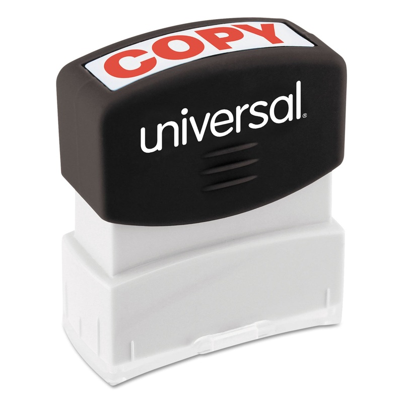 Message Stamp, Copy, Pre-Inked One-Color, Red