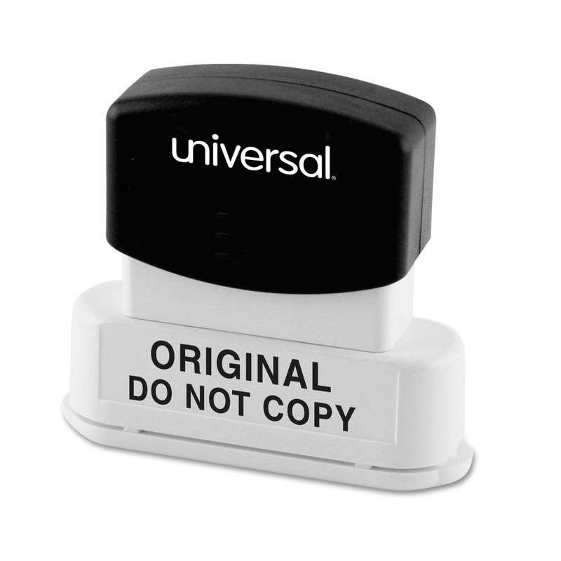Recycled Custom Micropore Stamp, Preinked, 1/2 X 2