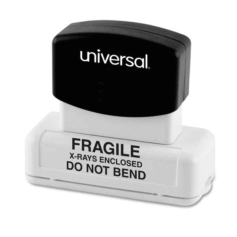 Recycled Custom Micropore Stamp, Preinked, 1 X 2 1/2
