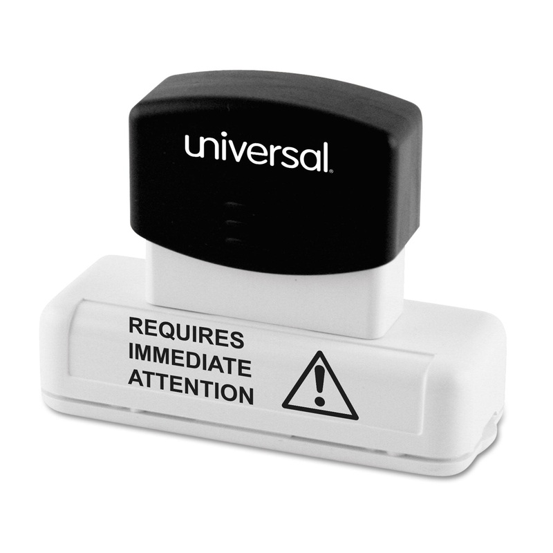 Recycled Custom Micropore Stamp, Preinked, 3 X 1