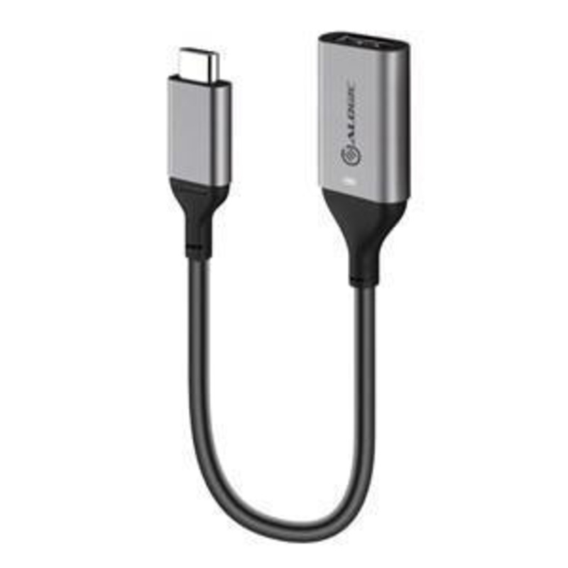 ALOGIC 15CM ULTRA USB-C (MALE) TO DISPLAYPORT (FEMALE) ADAPTER – 4K @60HZ