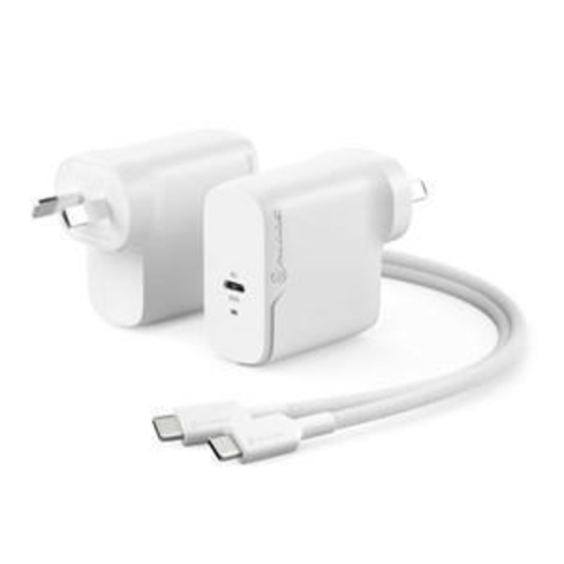 ALOGIC 1X100 RAPID POWER 100W GAN CHARGER USB-C (MAX. 100W) -INCLUDES 2M USB-C CHARGING CABLE