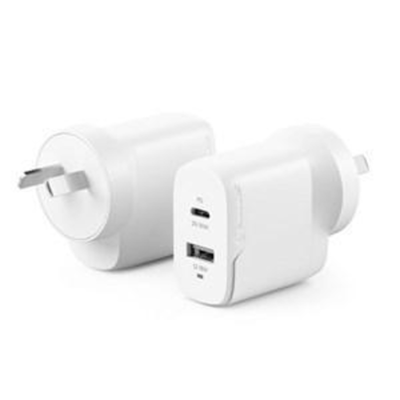 ALOGIC 2X32 RAPID POWER 32W GAN CHARGER – USB-C (20W) + USB-A (12W)