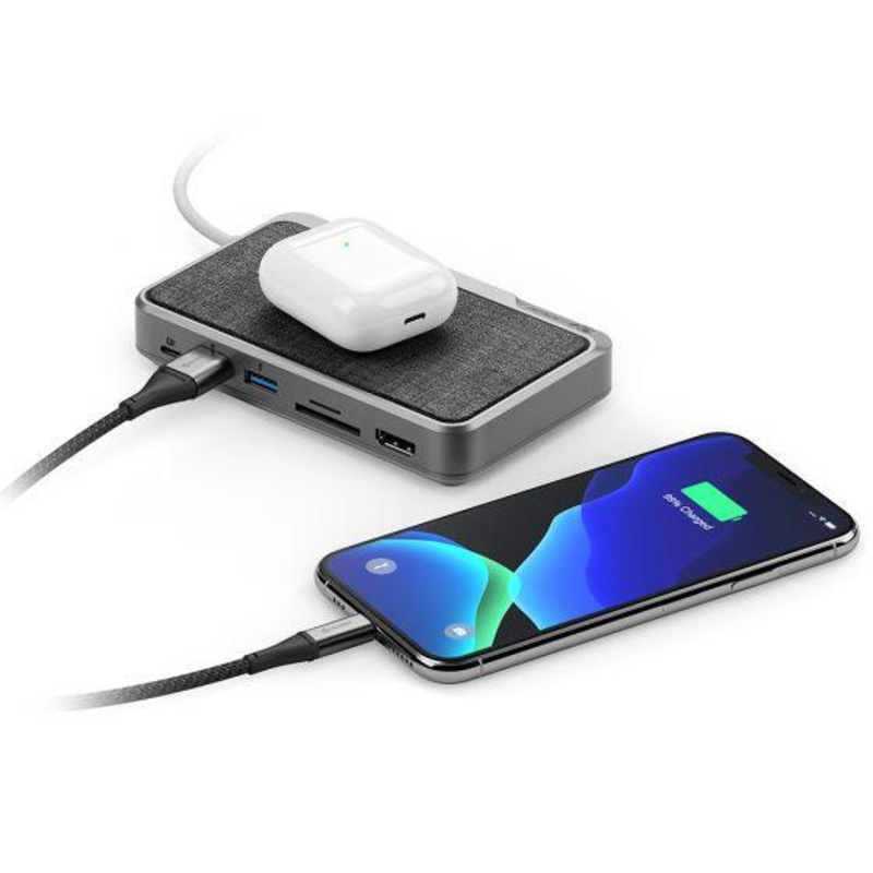 ALOGIC ULTRA USB-C DOCK WAVE- 5000 MAH; 2 X USB-A (USB 3.0)  1 X SUPPORT 5V/1A CHARGING 1 X SD AND MICRO SD READER 1 X USB-C 60W POWER DELIVERY