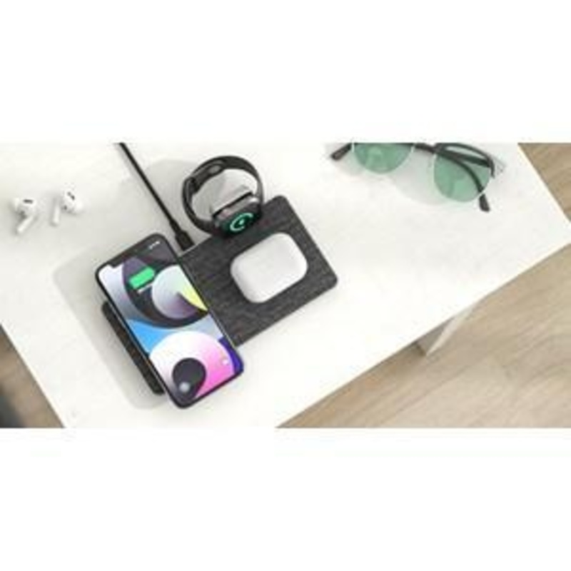 ALOGIC ULTRA USB-C POWER 4-IN-1 WIRELESS CHARGING DOCK FOR APPLE WATCH AIRPOD IPHONE AND USB-A – SPACE GREY