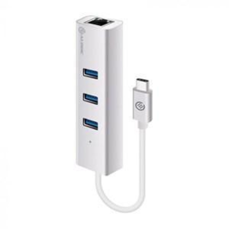 ALOGIC USB-C TO GIGABIT ETHERNET & 3 PORT USB HUB -PRIME SERIES