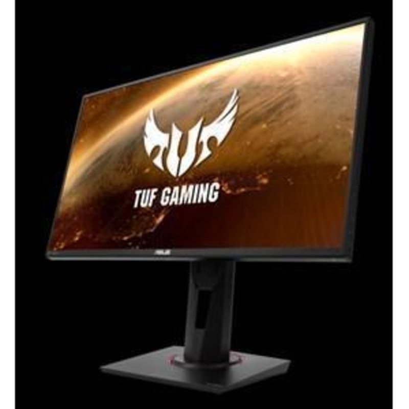 ASUS TUF GAMING VG259QR 24.5″ 1920X1080 FHD 16:9 1MS MAX 165HZ IPS DP 2XHDMI PIVOT SWIVEL HGT ADJ SPKRS GAMING MONITOR BLACK 3YRS PICKUP WTY