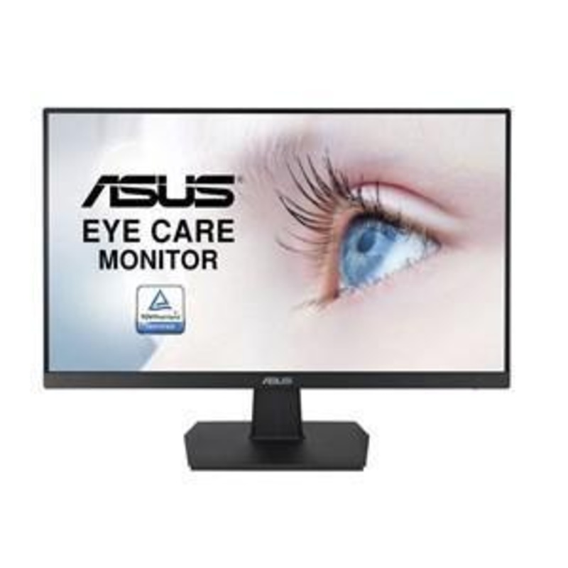ASUS VA24EHE 23.8″ 1920X1080 16:9 5MS 75HZ IPS HDMI DVI VGA TILT FREESYNC LOW BLUE LIGHT EYECARE MONITOR BLACK 3YR WTY