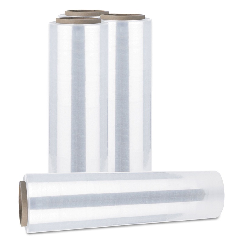 Handwrap Stretch Film, 12″ X 1500 Ft Roll, 20mic (80-Gauge), 4/carton