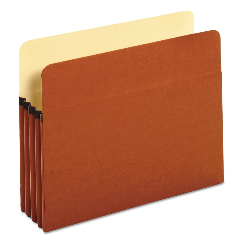 REDROPE EXPANDING FILE POCKETS, 3.5″ EXPANSION, LETTER SIZE, REDROPE, 25/BOX