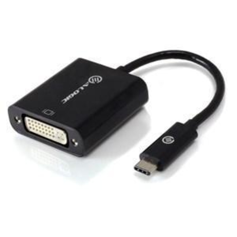 ALOGIC 15CM USB-C TO DVI ADAPTER BLACK