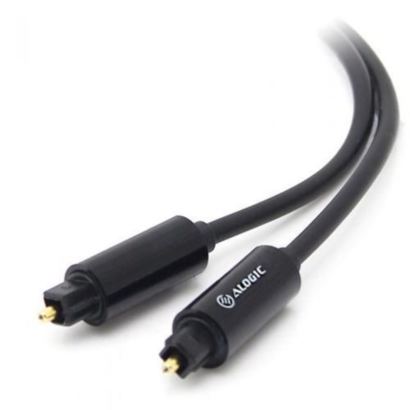 ALOGIC PREMIUM 2M FIBRE TOSLINK DIGITAL AUDIO CABLE MALE TO MALE