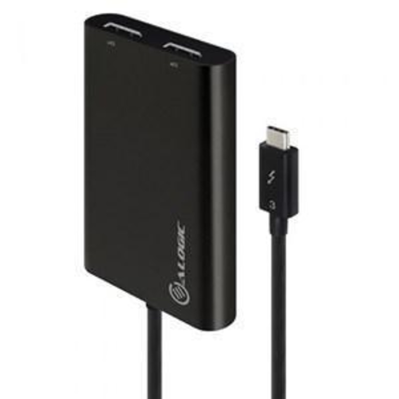 ALOGIC THUNDERBOLT 3 (USB-C) TO DUAL DISPLAYPORT ADAPTER – 4K 60 HZ