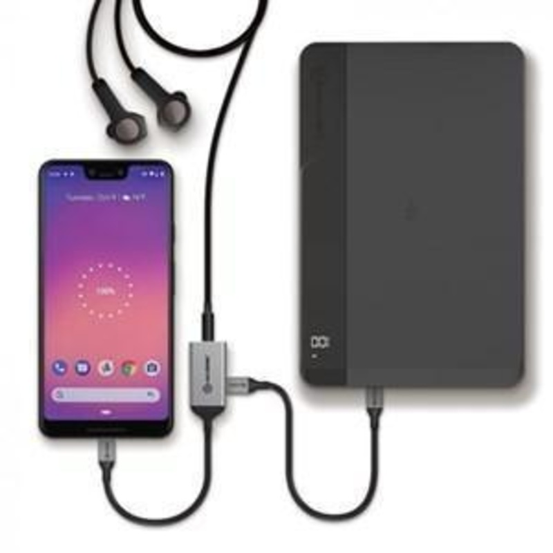 ALOGIC ULTRA COMBO USB-C TO 3.5MM AUDIO & USB-C CHARGING ADAPTER -10CM