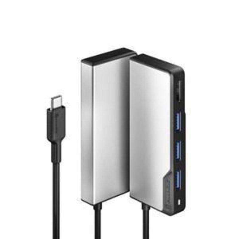 ALOGIC USB-C FUSION CORE 5-IN-1 HDMI & USB HUB- 1 X HDMI@4K 3 X USB-A (USB3.0) 1 X USB-C – SPACE GREY