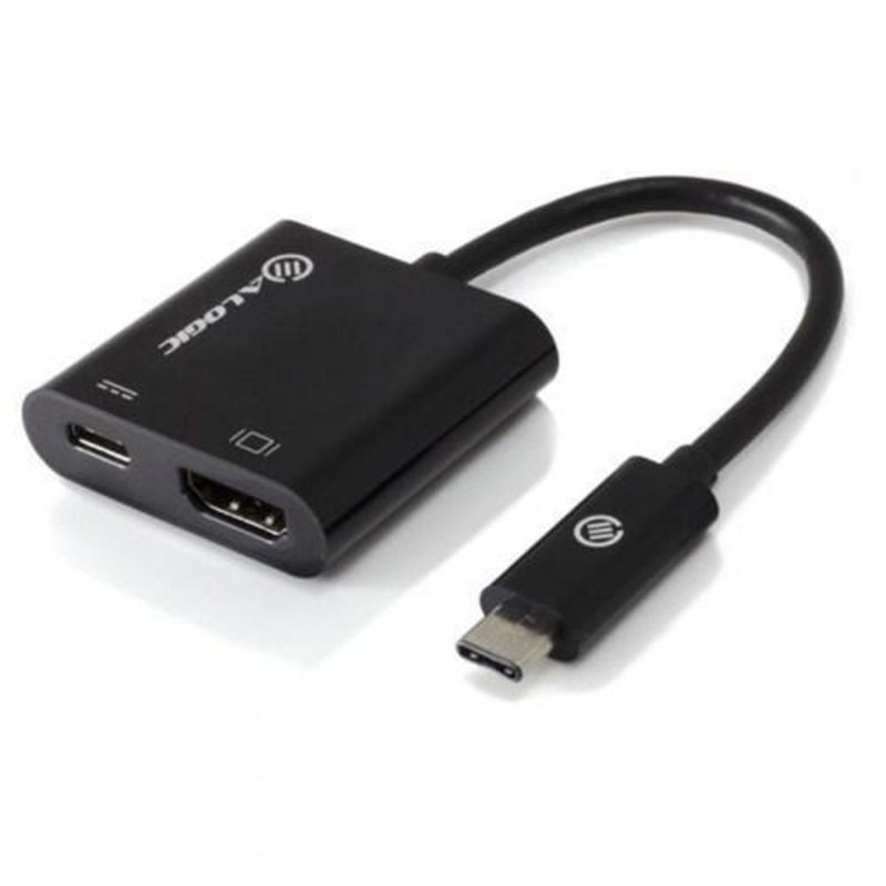ALOGIC USB-C TO HDMI (4K2K SUPPORT) ADAPTER WITH USB-C CHARGING BLACK