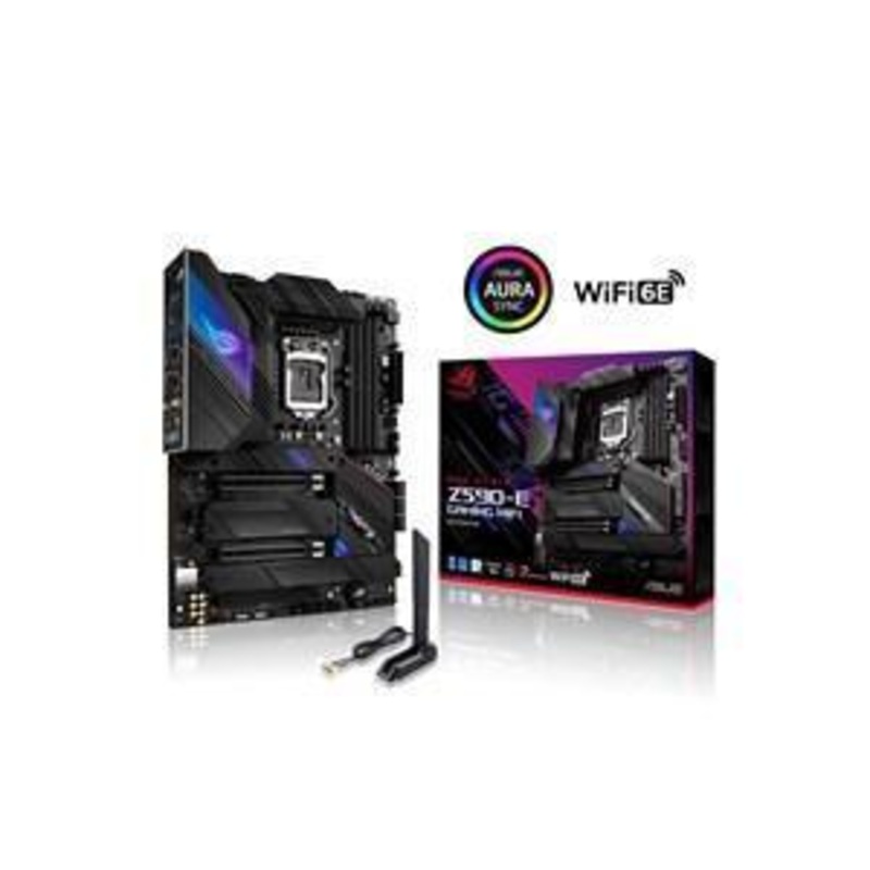 ASUS ROG STRIX Z590-E GAMING WIFI (LGA1200) ATX 4DDR4 PCI-E 4.0 M.2 USB3.2 SATA RGB LIGHTING HDMI DP