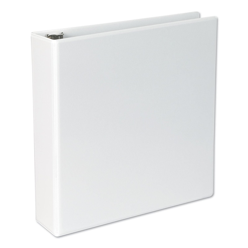 SLANT-RING VIEW BINDER, 3 RINGS, 2″ CAPACITY, 11 X 8.5, WHITE