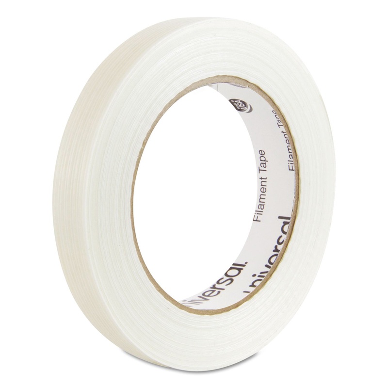 120# UTILITY GRADE FILAMENT TAPE, 3″ CORE, 18 MM X 54.8 M, CLEAR