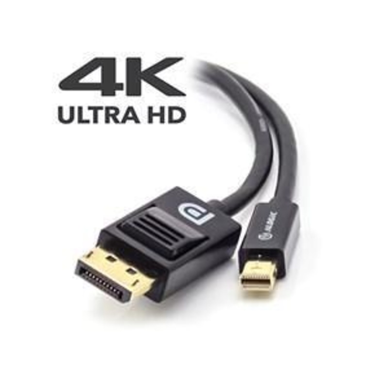 ALOGIC 1M MINI DISPLAYPORT TO DISPLAYPORT CABLE VER 1.2 MALE TO MALE