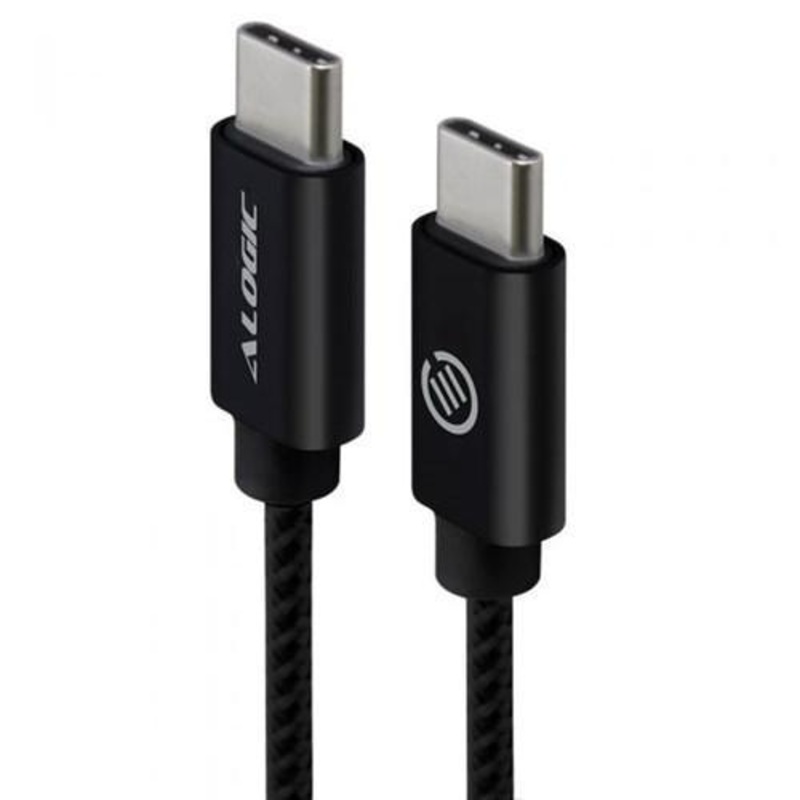ALOGIC 1M USB 2.0 USB-C TO USB-C CABLE – CHARGE & SYNC – MALE TO MALE – BLACK – PRIME SERIES