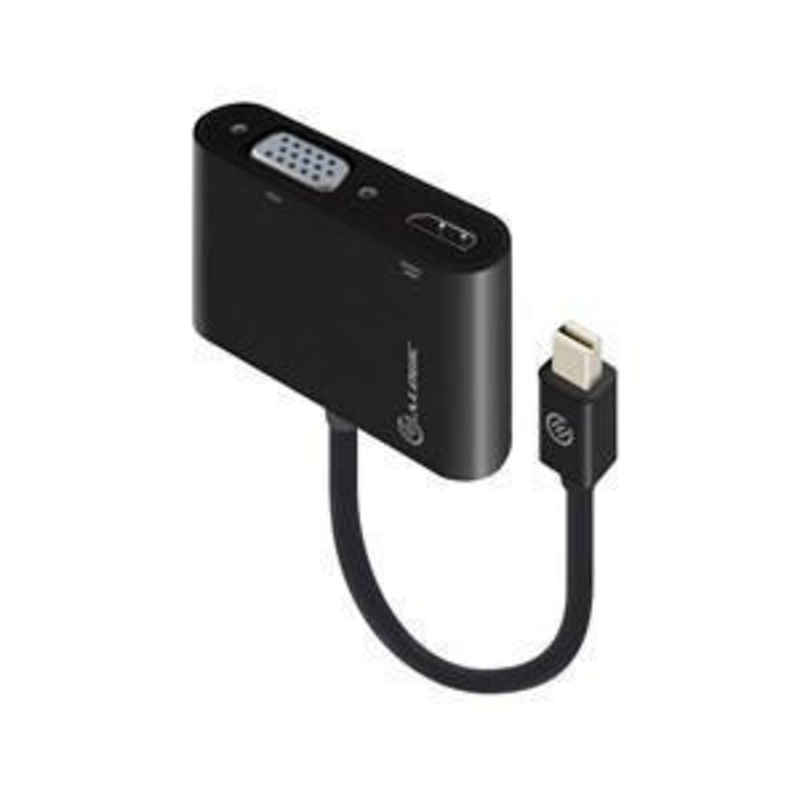 ALOGIC 2-IN-1 MINI DISPLAYPORT TO 4K HDMI VGA ADAPTER – MALE TO 2 FEMALE