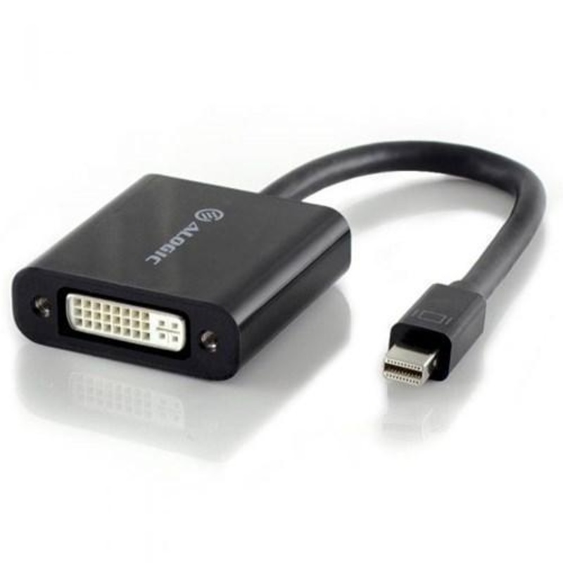 ALOGIC 20CM ACTIVE MINI DISPLAYPORT TO DVI ADAPTER MALE TO FEMALE WITH 4K SUPPORT