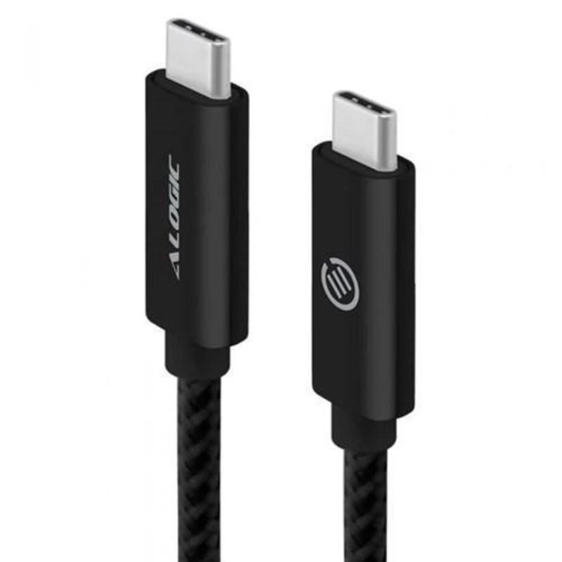 ALOGIC 3M USB 2.0 USB-C (MALE) TO USB-C (MALE) – BLACK ALUMINIUM