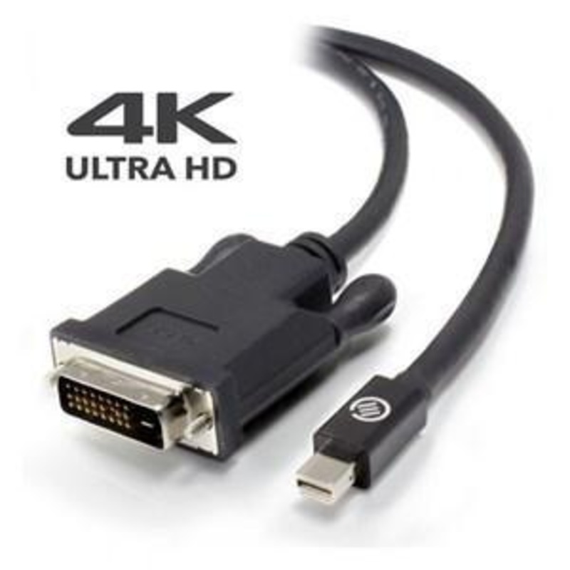 ALOGIC ELEMENTS ACTIVE 2M MINI DISPLAYPORT TO DVI-D CABLE WITH 4K SUPPORT MALE TO MALE