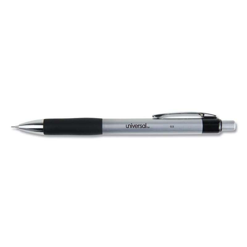 COMFORT GRIP MECHANICAL PENCIL, 0.5 MM, HB (#2.5), BLACK LEAD, BLACK BARREL, DOZEN