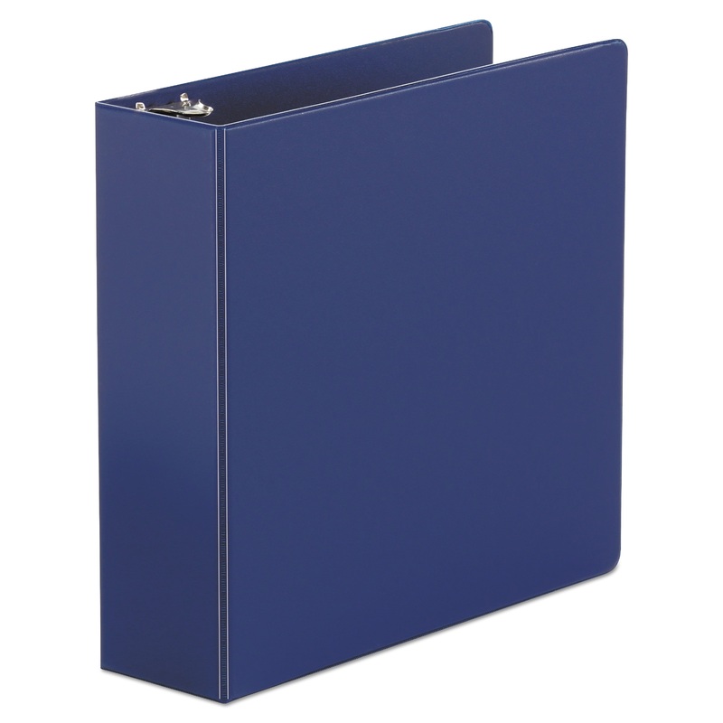 ECONOMY NON-VIEW ROUND RING BINDER, 3 RINGS, 3″ CAPACITY, 11 X 8.5, ROYAL BLUE