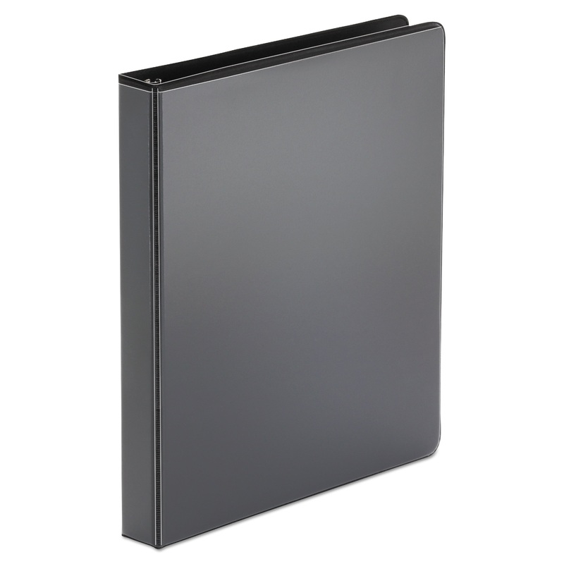 ECONOMY ROUND RING VIEW BINDER, 3 RINGS, 1″ CAPACITY, 11 X 8.5, BLACK