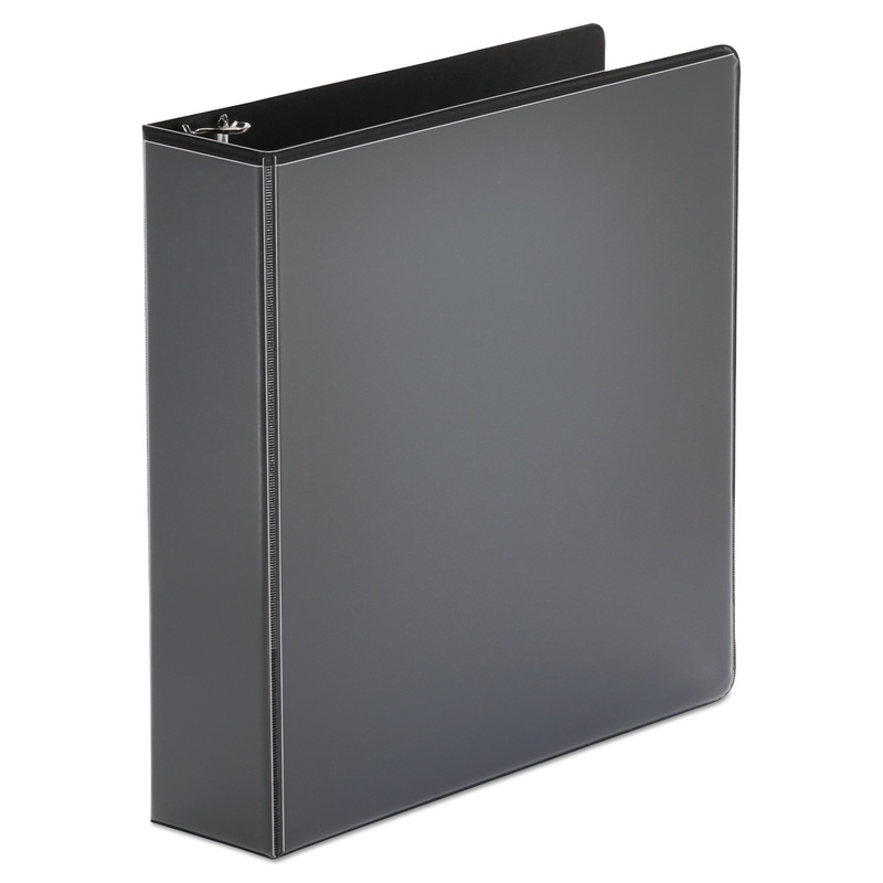 ECONOMY ROUND RING VIEW BINDER, 3 RINGS, 2″ CAPACITY, 11 X 8.5, BLACK