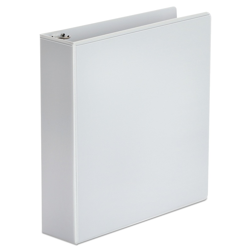ECONOMY ROUND RING VIEW BINDER, 3 RINGS, 2″ CAPACITY, 11 X 8.5, WHITE