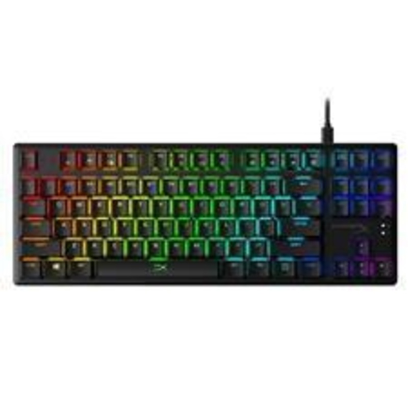 HYPERX ALLOY ORIGINS CORE RGB MECHANICAL GAMING KEYBOARD AQUA SWITCH US LAYOUT