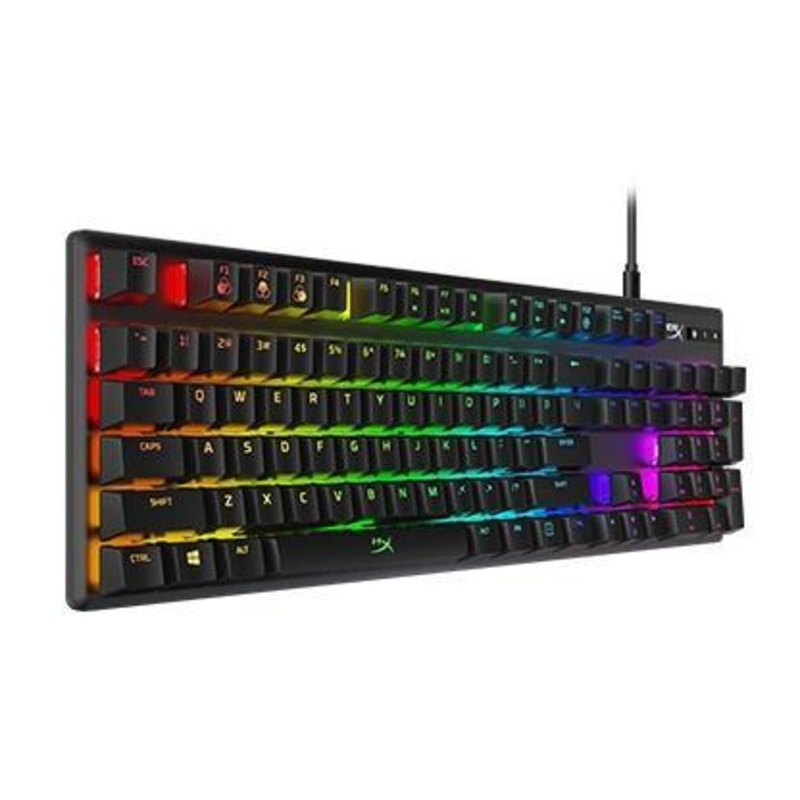 HYPERX ALLOY ORIGINS RGB MECHANICAL GAMING KEYBOARD AQUA SWITCH US LAYOUT