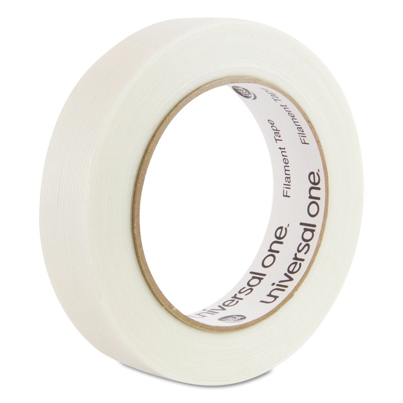 350# PREMIUM FILAMENT TAPE, 3″ CORE, 24 MM X 54.8 M, CLEAR