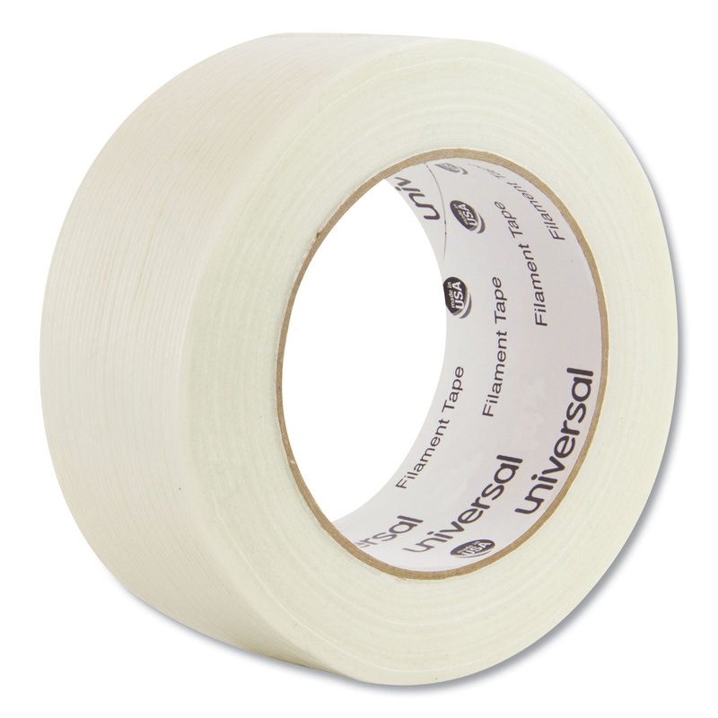 350# PREMIUM FILAMENT TAPE, 3″ CORE, 48 MM X 54.8 M, CLEAR