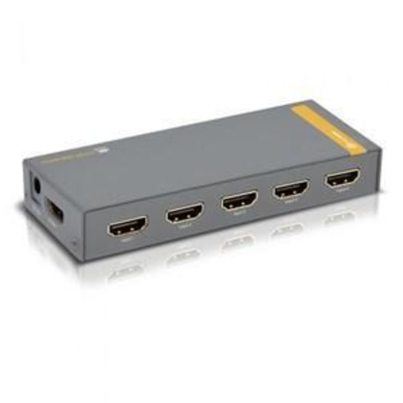 ALOGIC 5 PORT HDMI 2.0 4K SWITCH WITH WIRELESS REMOTE