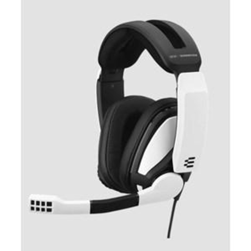 EPOS GSP 301 – WHITE/BLACK COLOUR. CLOSED BACK GAMING HEADSET FOR PC MAC PS4 AND XBOX ONE