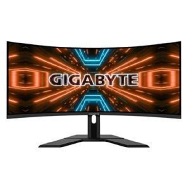 GIGABYTE G34WQC 34″ CURVE 3440X1440 1MS 144HZ VA HDR HDMI DP USB SPEAKER 90%DCI-P3 120%SRGB FREESYNC GAMING MONITOR