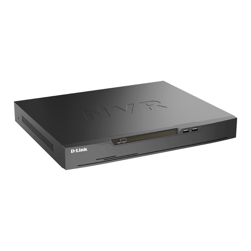 16-CHANNEL H.265 NETWORK VIDEO RECORDER WITH HDMI/VGA OUTPUT 16 POE PORTS 2 BAYS FOR HDDS
