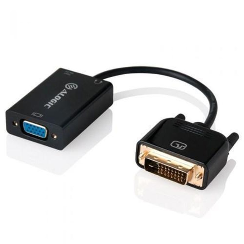 ALOGIC 15CM DVI-D TO VGA ACTIVE ADAPTER 1920X1200 MALE TO FEMALE